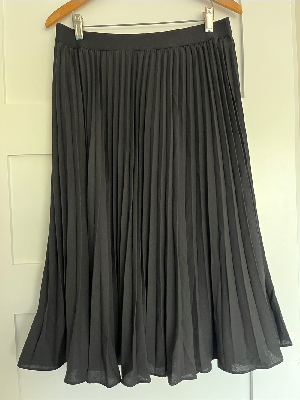 Grace Karin Black Pleated Circle Skirt